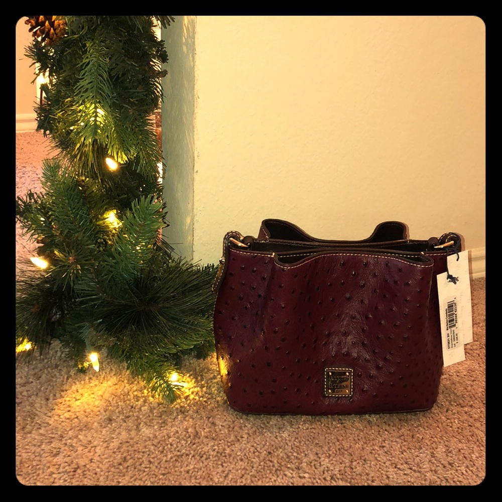 Dooney and Bourke Mini Barlow Maroon/Wine Color